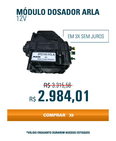 modulo dosador arla 12v/p